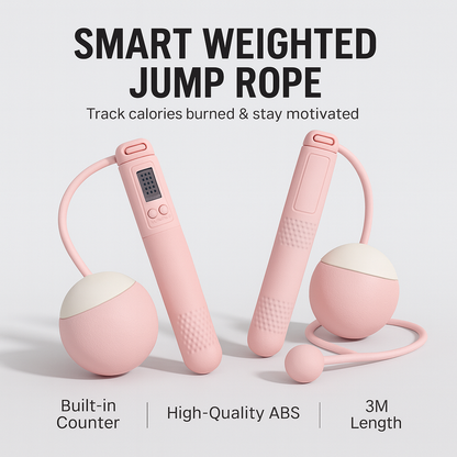 Smart Weighted Jump Rope with Electronic Counter
