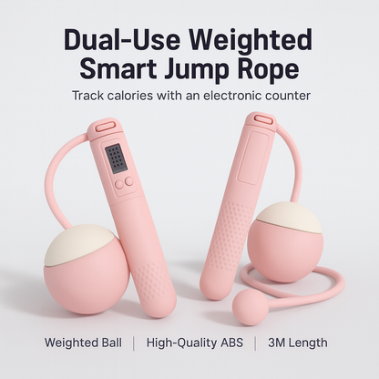 Smart Weighted Jump Rope with Electronic Counter